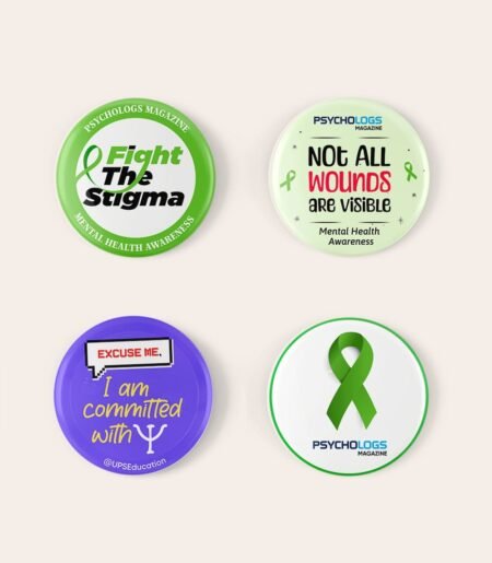 Product Combo Pack of 4 Round Badges