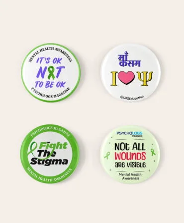 Product Combo Pack of 4 Round Badges