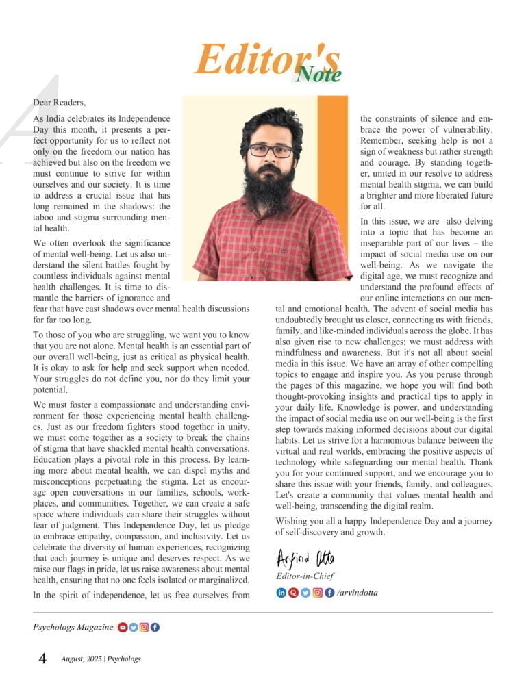 Psychologs eMagazine August 2023 - Image 2
