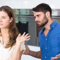 A couple having misunderstanding