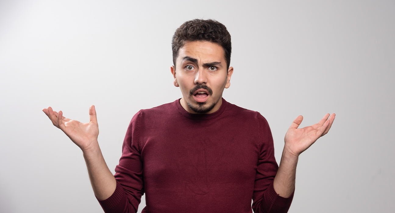 confused person